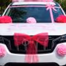 Triangle Pink Buntings Add Festive Energy Without Crowding The Welcome Baby Car Decor.