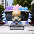 The Baby Boy Face Foil Balloon And “Welcome Baby” Flex Banner Are Forever Keepsakes For The Family.