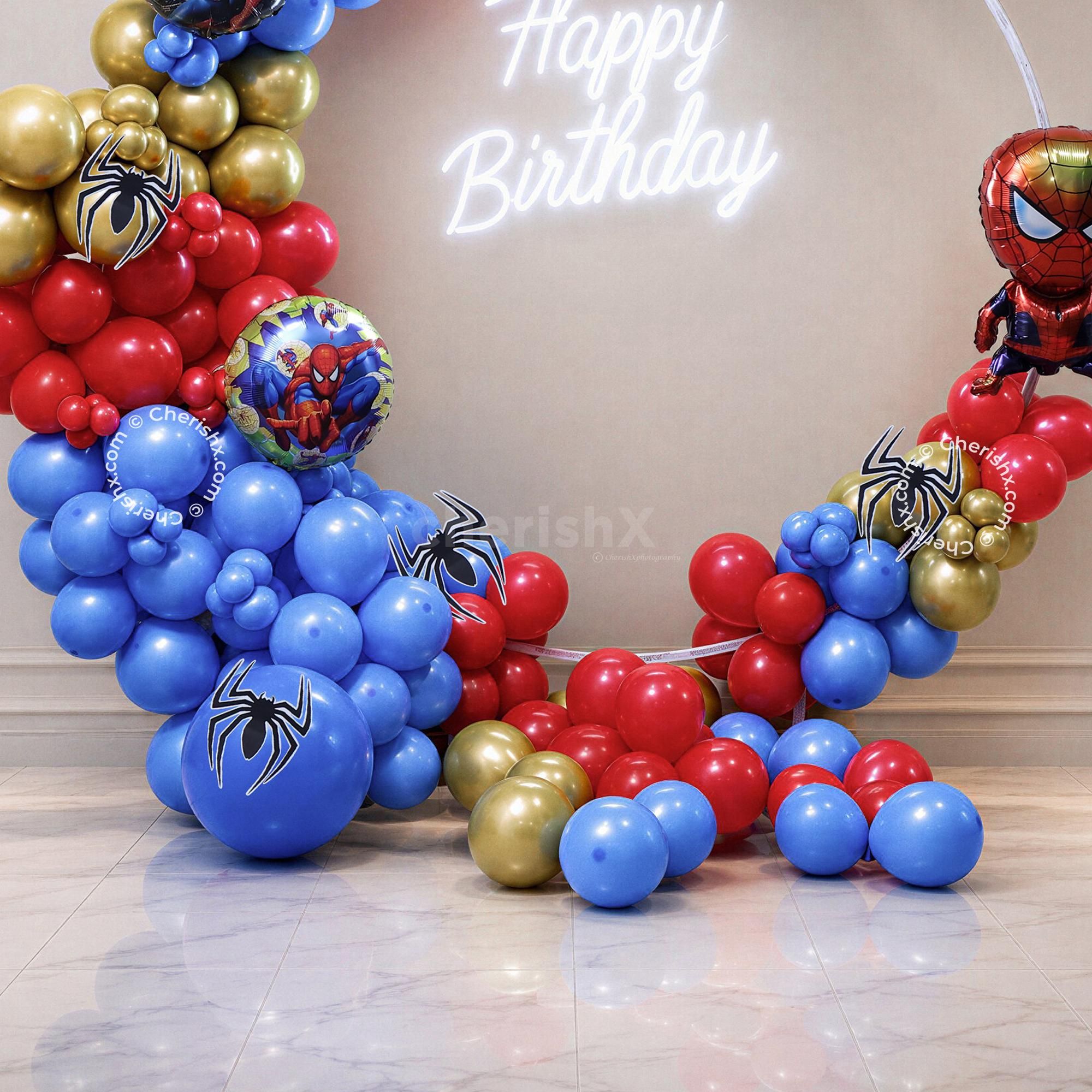 "Happy Birthday" In Neon Signage Catches The Eye And Balances The Whole Backdrop.