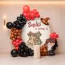 A Flex Ring On A Stand Decor For A Birthday Brings The Magic Of Harry Potter To Life At The Venue.