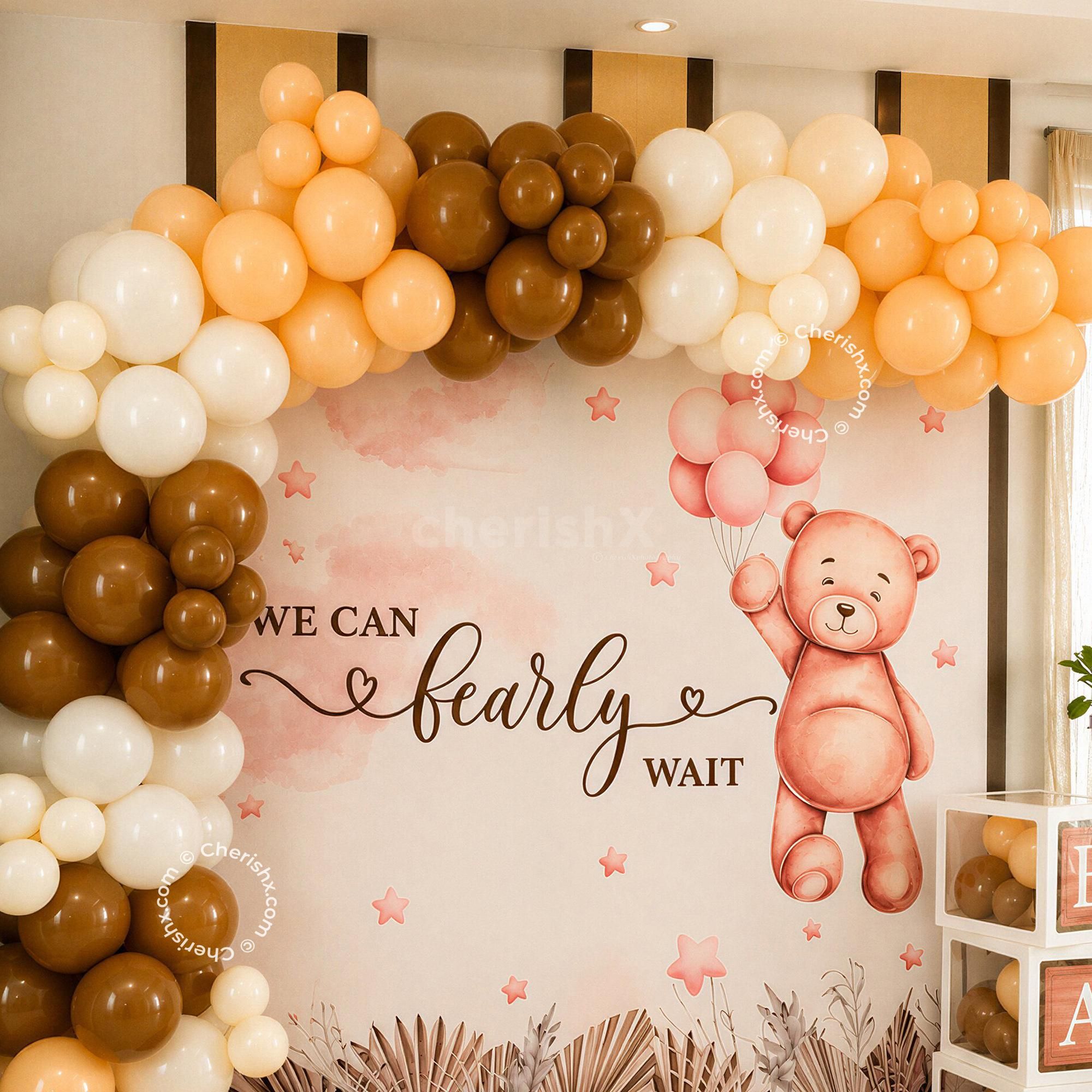 Bear Themed baby shower decor