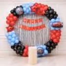 The Big Balloon Arch Makes The Background Perfect For Cake Cutting And Photos That Kill On Instagram.
