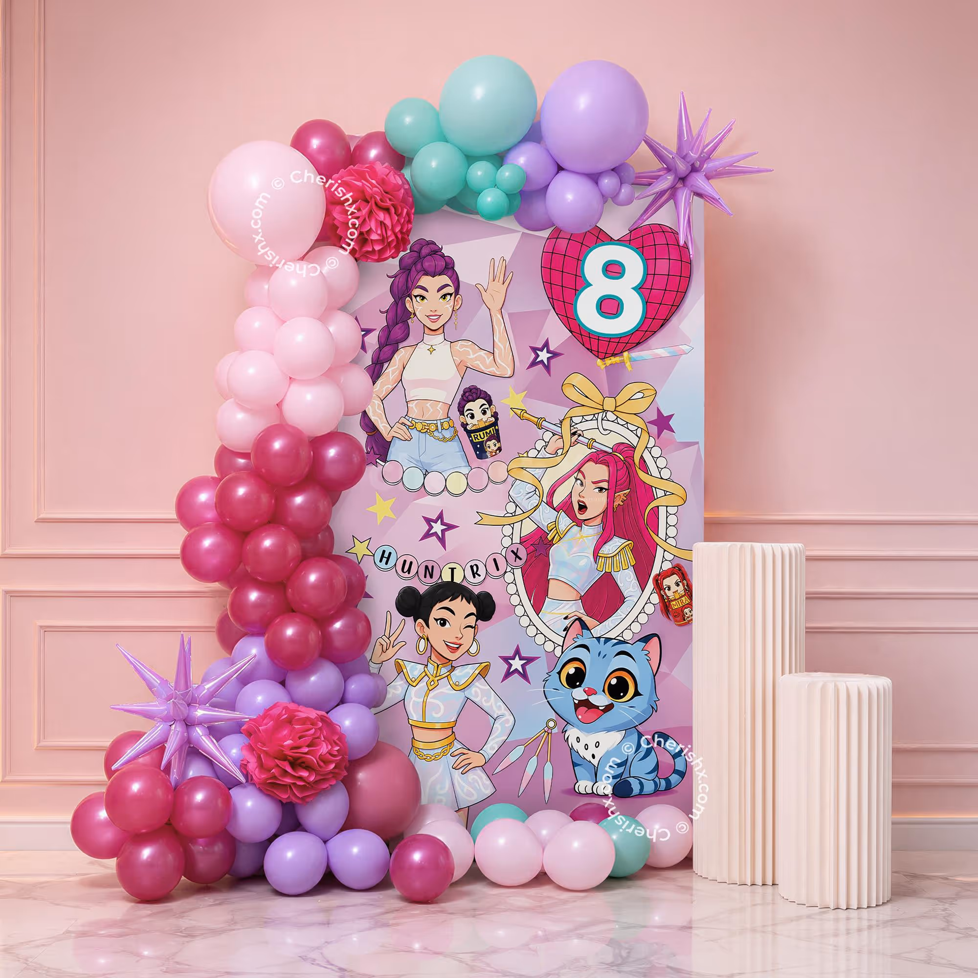 Birthday Bash Themed K-Pop Demon & Hunters