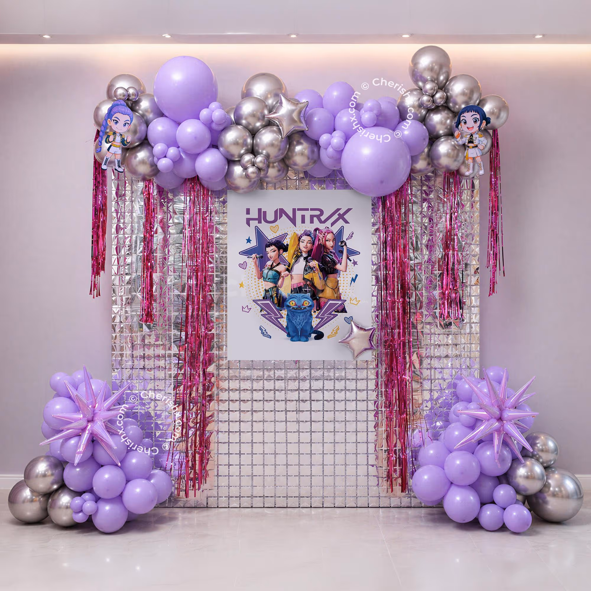 K-Pop Birthday Theme Wall Decor