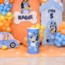 The decorations for the special day were cartoon themed and done in soft tones․