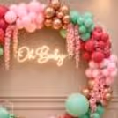 Champagne blush and butterflies turn this baby shower into pure magic