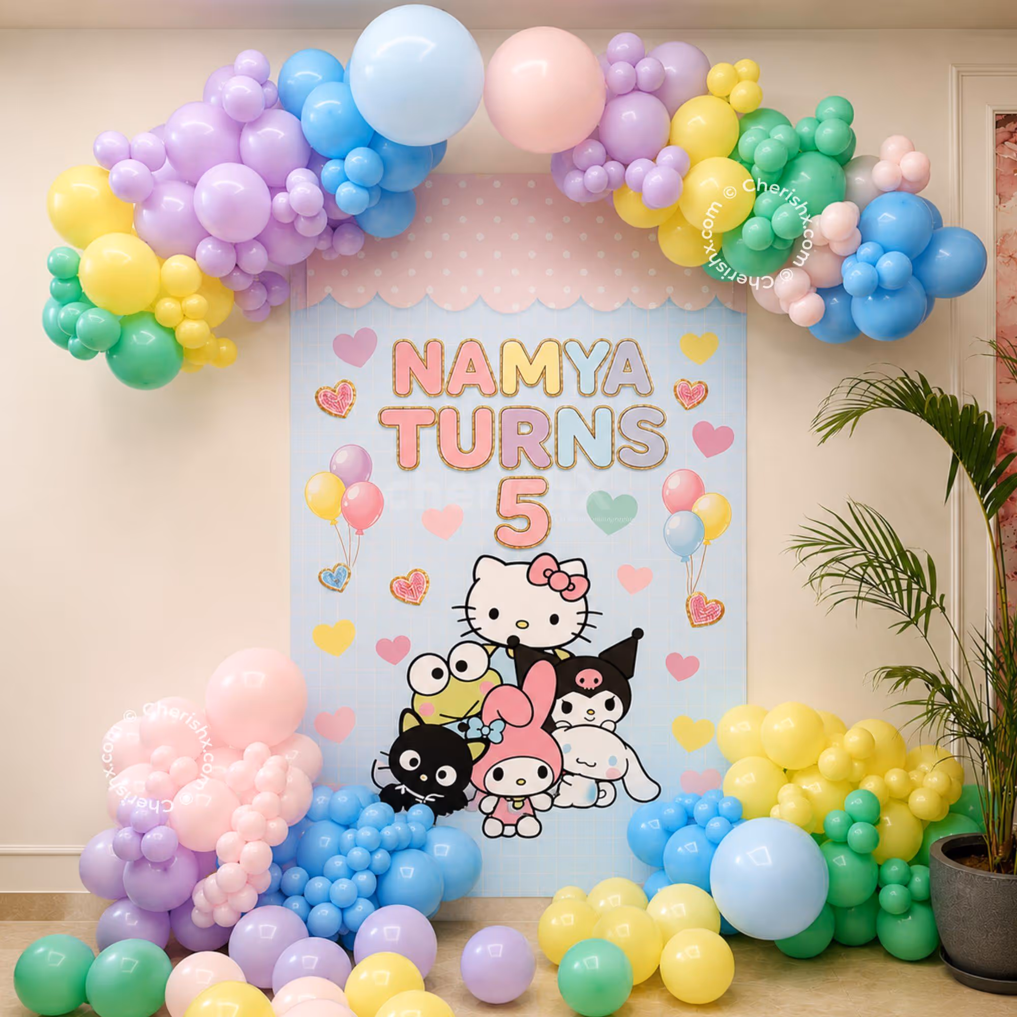 Hello Kitty Customized Banner Decor