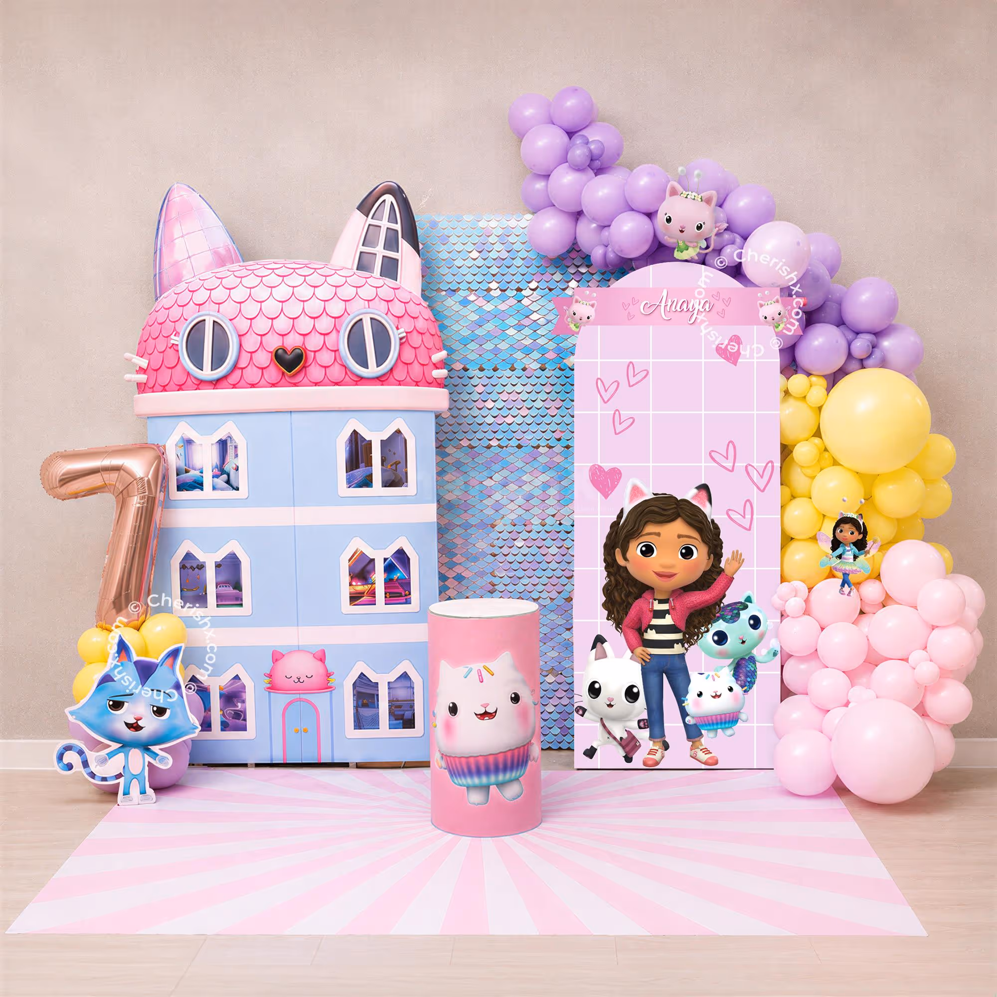 Gabby's Dollhouse Sprinkle Party Vibes