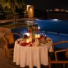 Luxury Poolside Candlelight Dinner Under the Stars for Couples