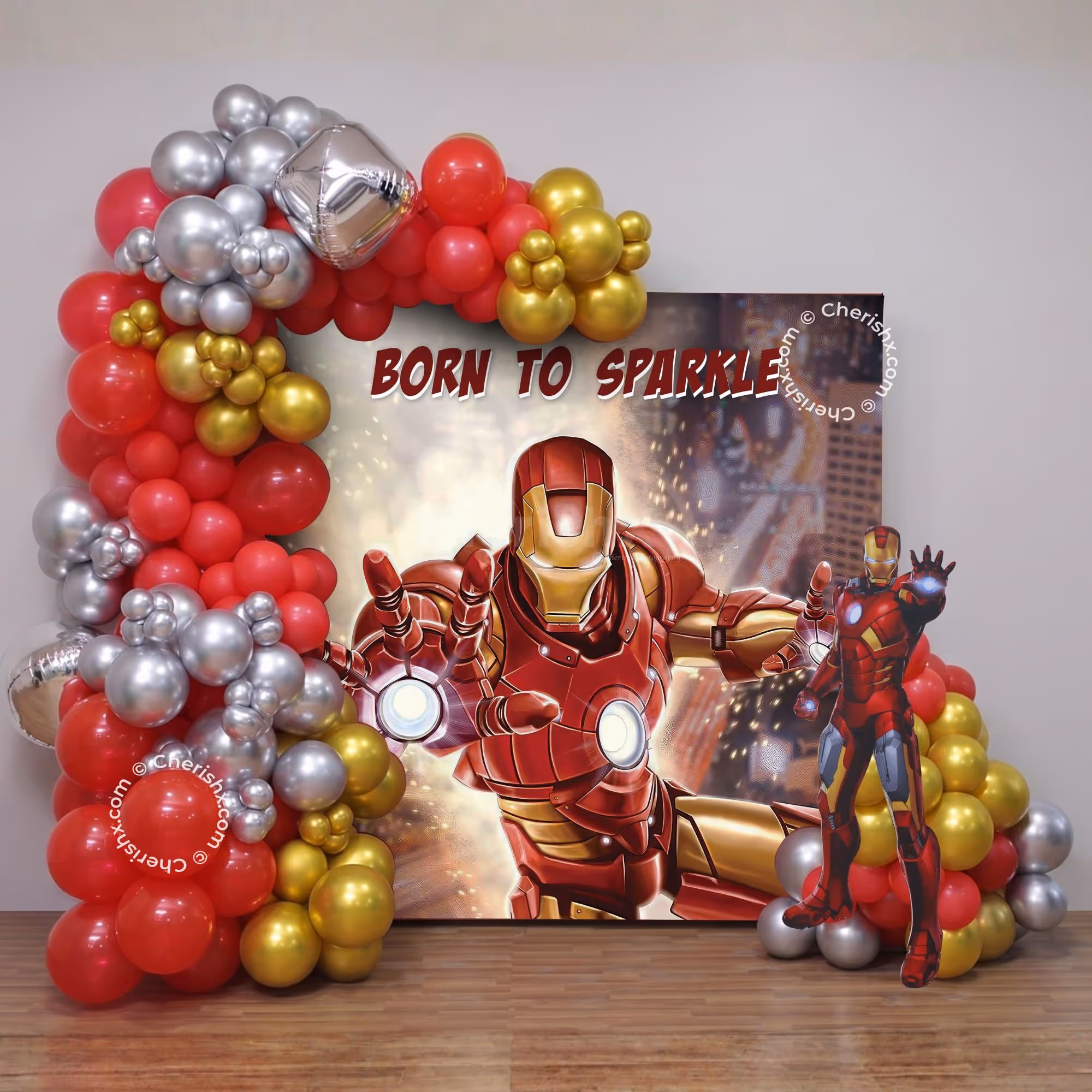 Iron Man Birthday Customized Backdrop