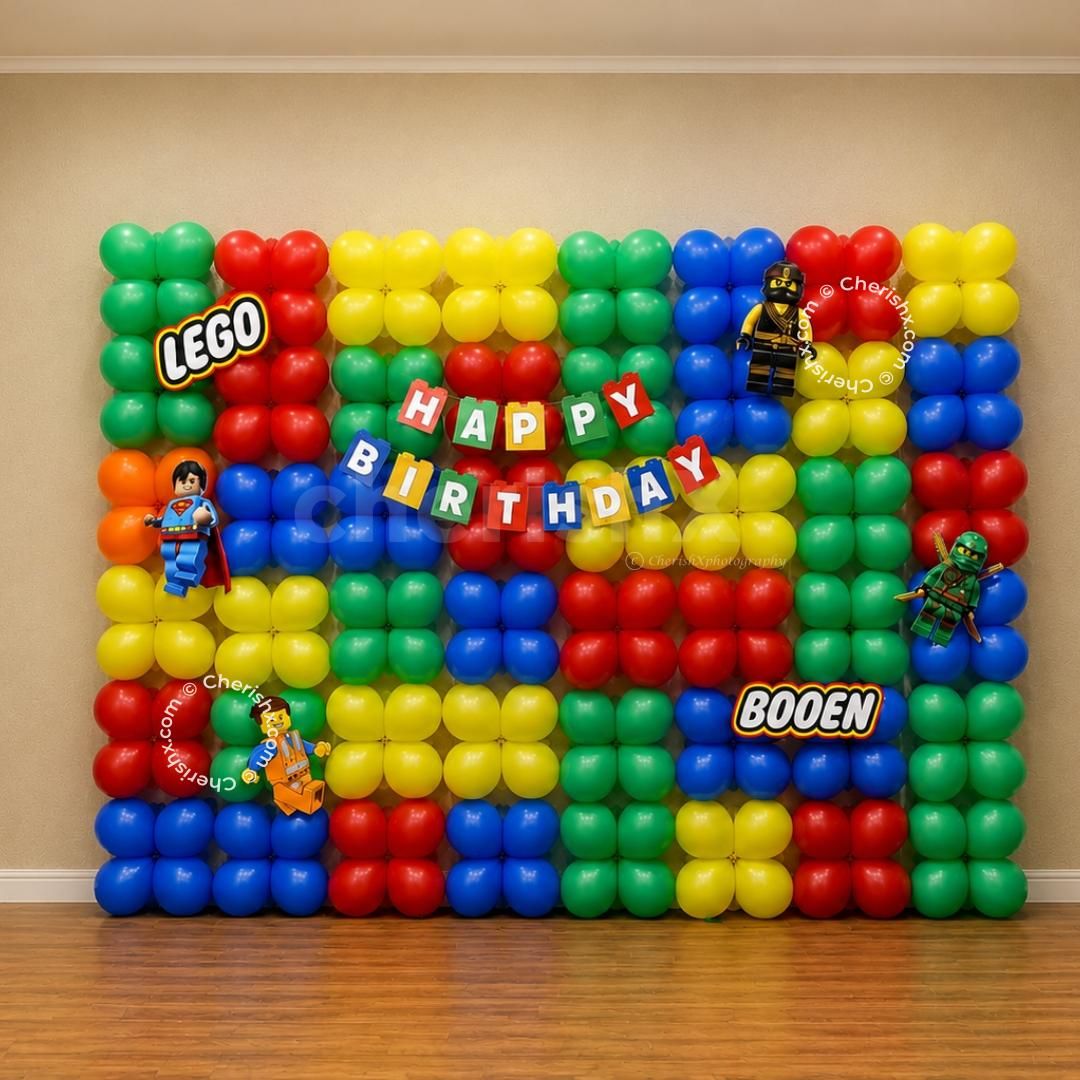 Lego Themed Birthday Wall Decor
