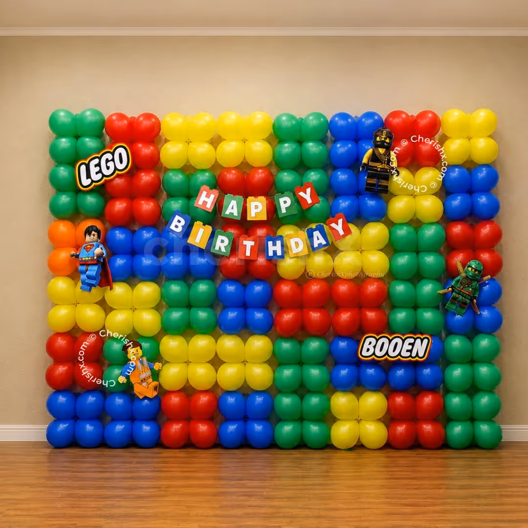Lego Themed Birthday Wall Decor