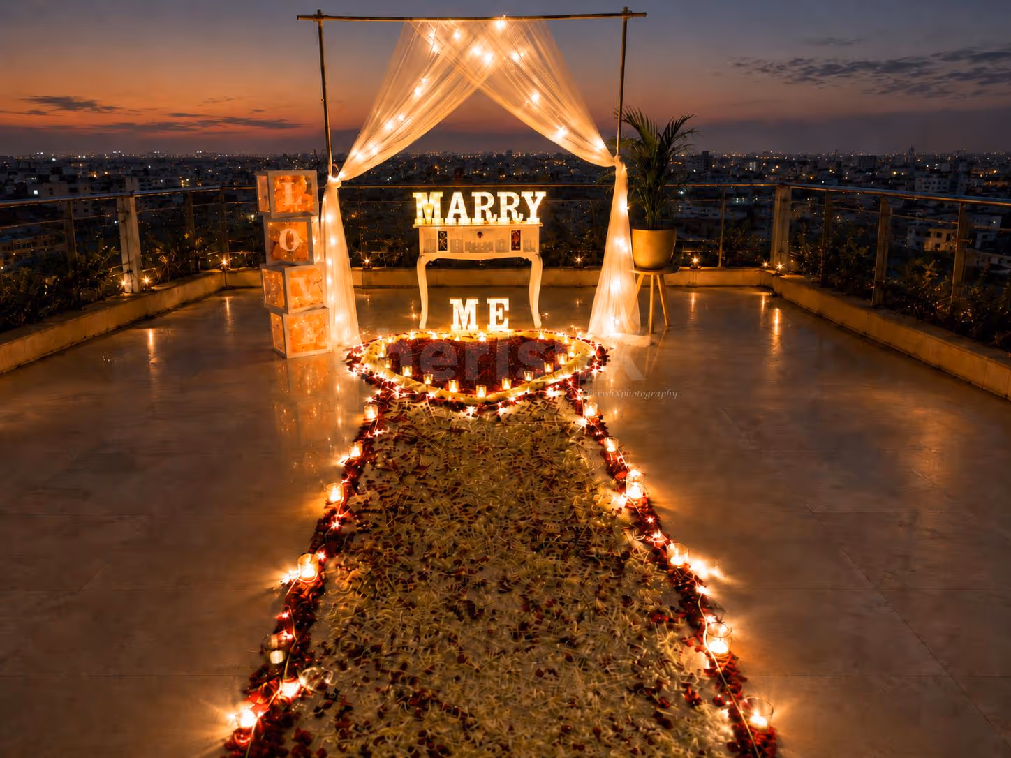 A Romantic Proposal planned for your loved one