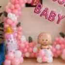 Welcome Baby Pink Theme Ring Decor — photo 4