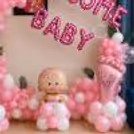 Welcome Baby Pink Theme Ring Decor — photo 3