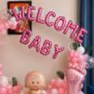 Welcome Baby Pink Theme Ring Decor — photo 2