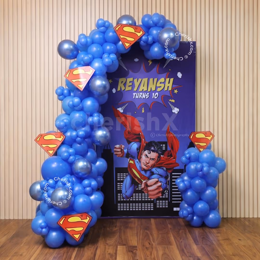 Superman Themed Birthday Bash