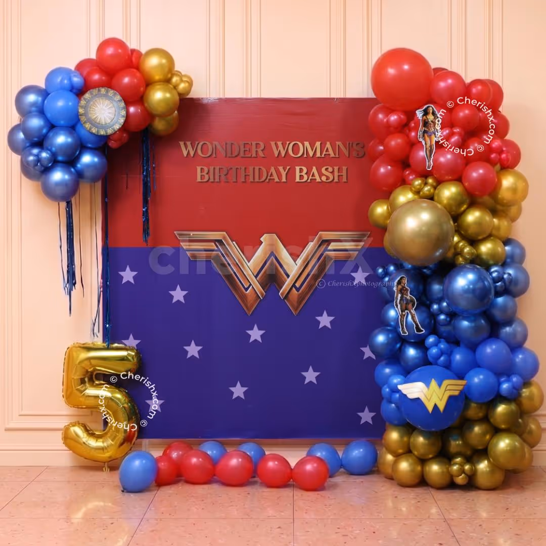 Wonder Woman Themed Birthday Bash