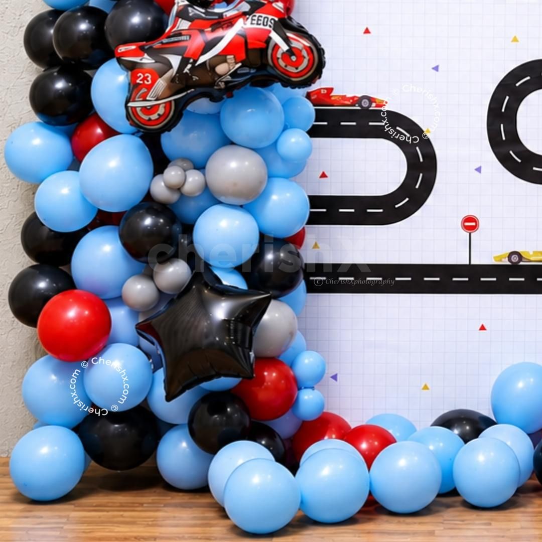 Racing Theme Decor For Birthday Celebration