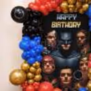 The Paper Cutouts In Justice League Theme Offer A Dramatic And Fun Touch, Which Kids Love.