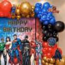 Themed Free-Floating Balloons On The Floor Add To The Overall Grace Of The Birthday Decor.