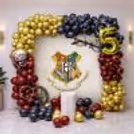Harry Potter Foil Balloon Set In The Birthday Decor Ensures There Are Lifelike Props In The Setup.