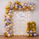 Unmatched birthday decor in unique colors like Skin Wisteria and Chrome Golden