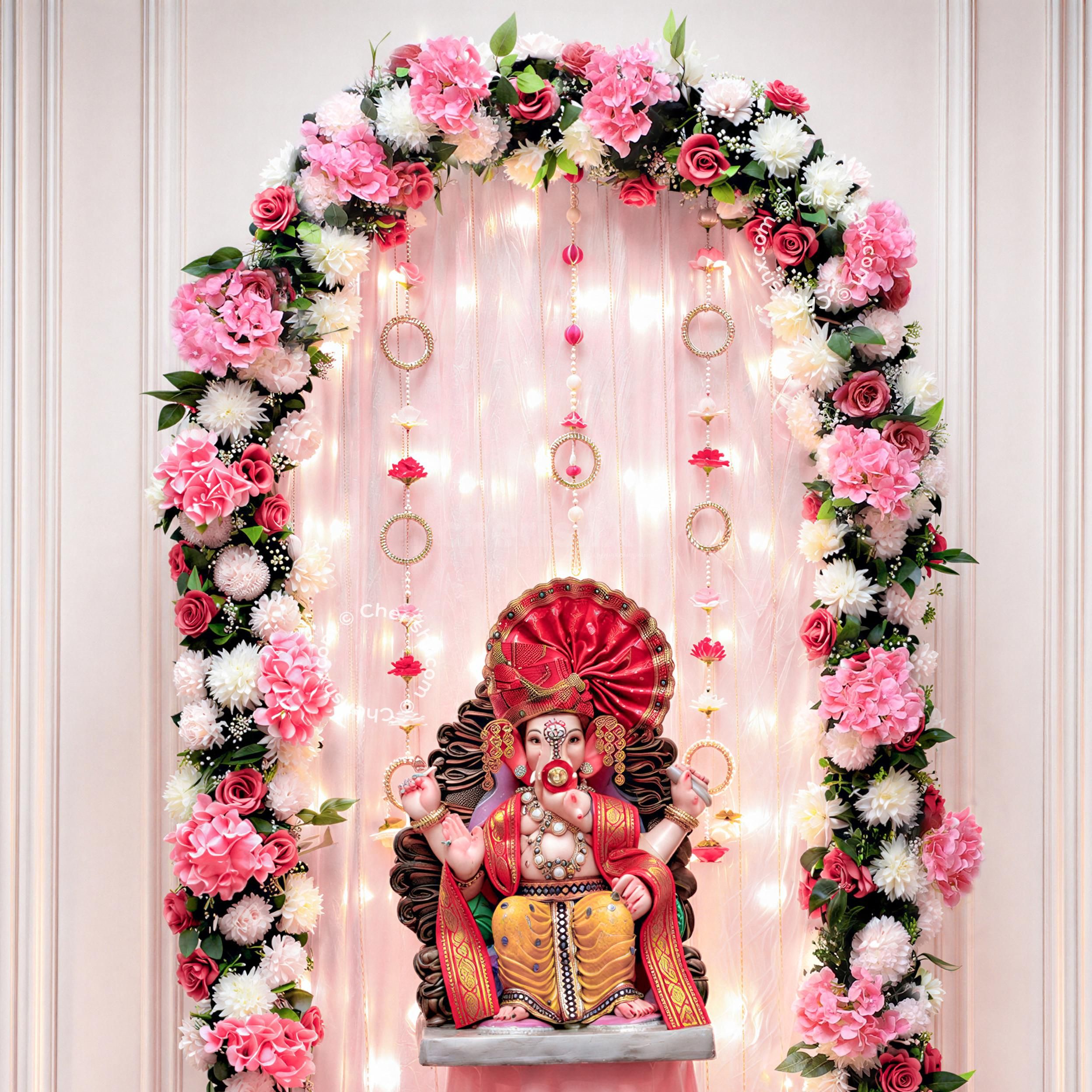 Luxury Ganesh Chaturthi Arch Decoration