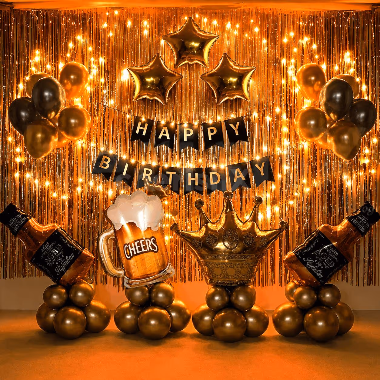 Drinks theme Birthday decoration for husband