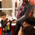 Close-up magic for children at a birthday party with a professional magician.