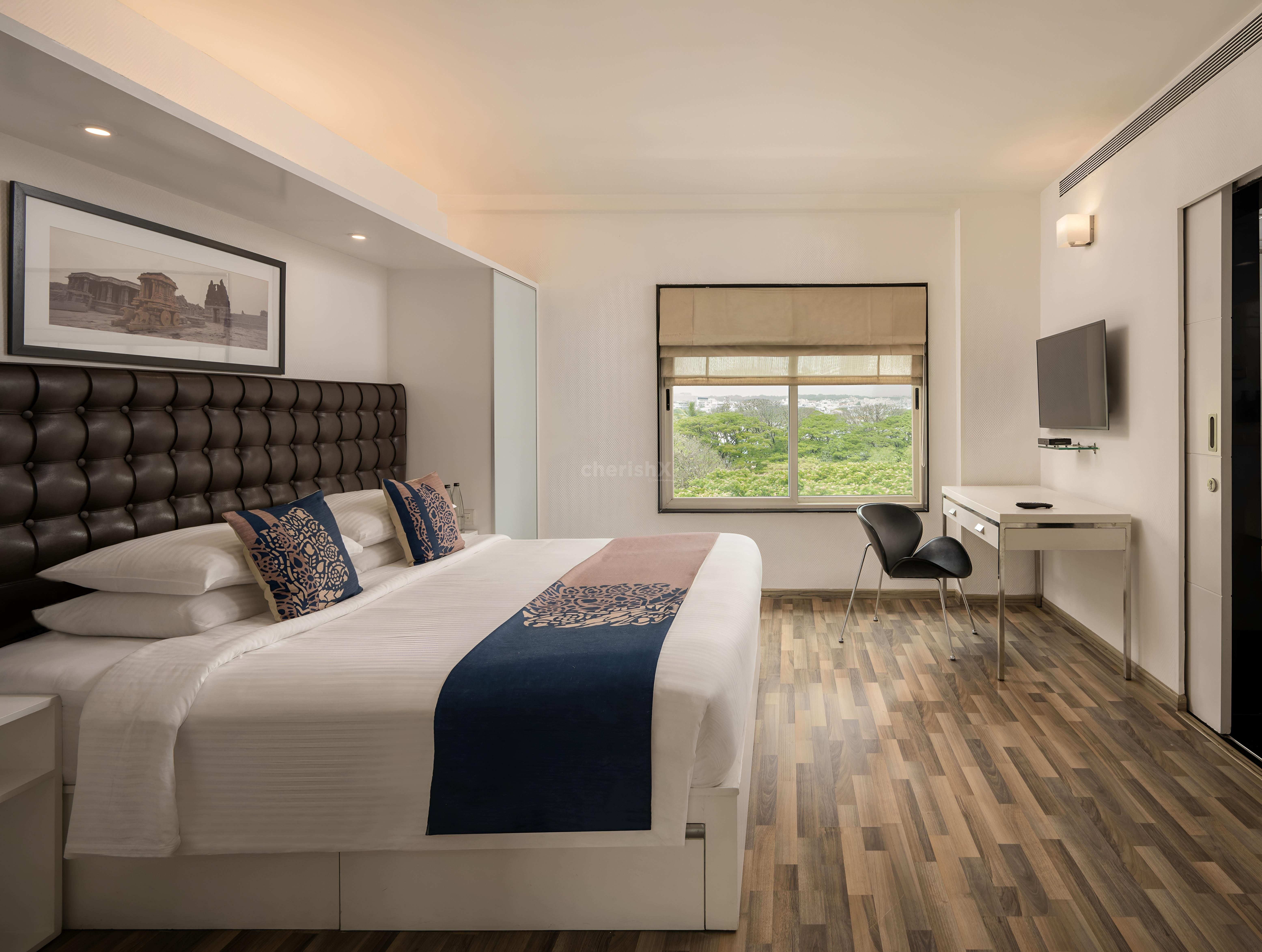 Luxury romantic staycation room at Grand Mercure Bangalore, perfect for couples and special celebrations.