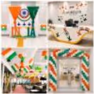 Immerse in the spirit of patriotism with tri-colour decor.