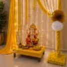 Embrace the festive spirit with vibrant garlands and fragrant jasmine strands, infusing your home with vibrant positivity and joy.