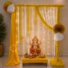 Embrace the festive spirit with vibrant garlands and fragrant jasmine strands, infusing your home with vibrant positivity and joy.
