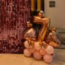 Rosegold Sequin Birthday Decor — photo 4