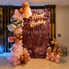 Rosegold Sequin Birthday Decor