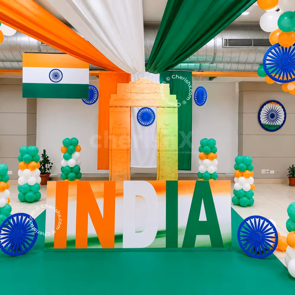 India gate independence day decoration