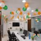 Simple Independence Day Tricolour Balloon Decor — photo 3