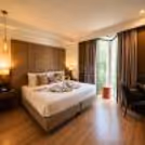 Luxury suite room with romantic towel decoration for couples