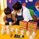 Last but not least, the Paint the Figurines activity, where children can customise their own figurines with colourful patterns.