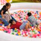 Inflatable ball pool for kids
