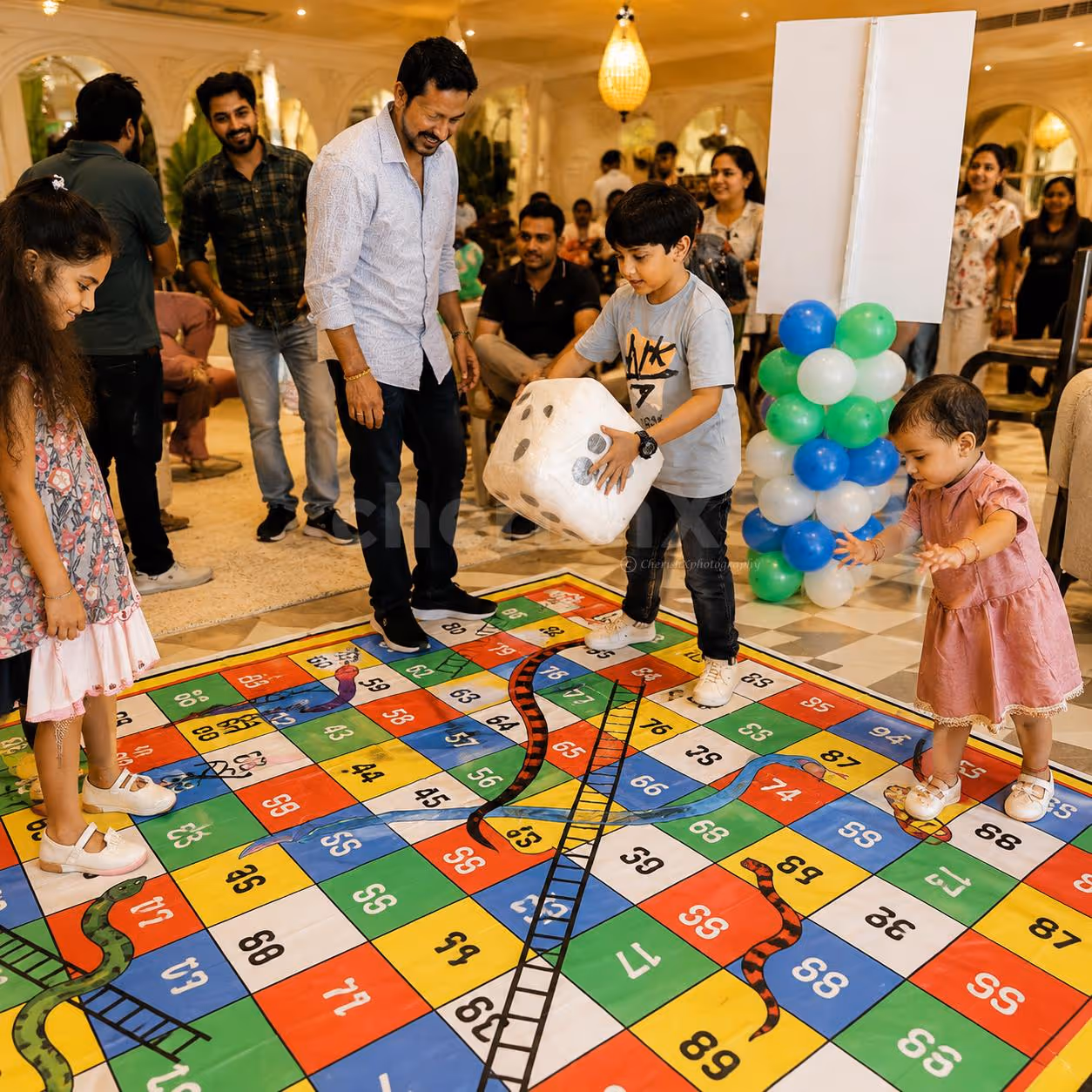 huge snake and ladder game for party