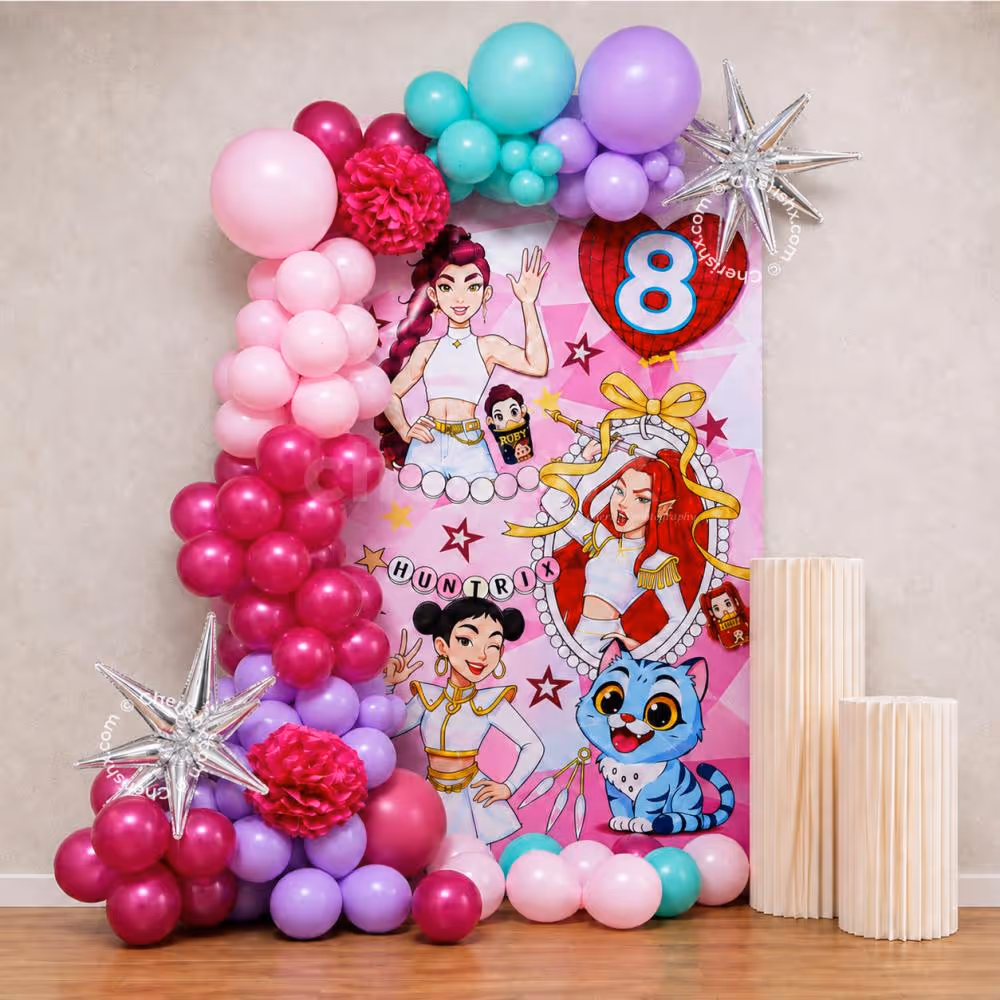 Birthday Bash Themed K-Pop Demon & Hunters