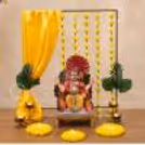 Easy DIY Ganesha chaturthi decoration