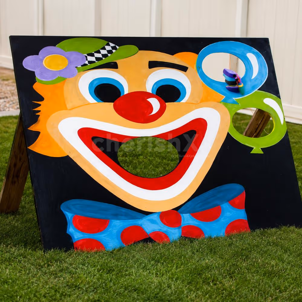 White inflatable ball pool for kids birthday entertainment with colourful balls and blue slide.