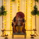 Ganpati Bappa Backdrop kit