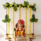 Day light ganpati decor