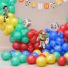 A colourful setup for little explorers