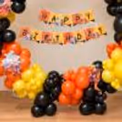 Perfect birthday setup for Naruto fans