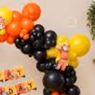 Premium ring stand decoration with paper cutouts